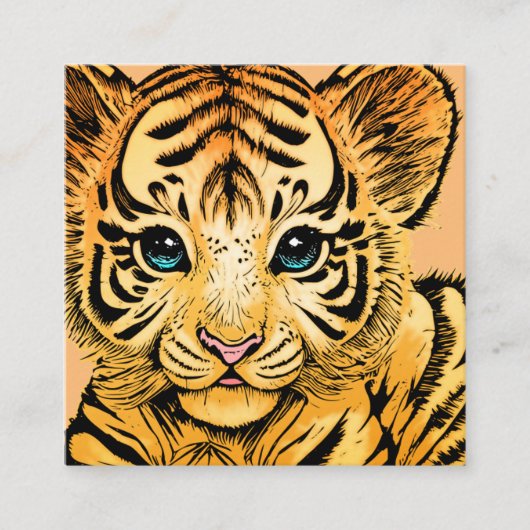 KLEIN TIGER BEGLEITKARTE (Vorderseite)