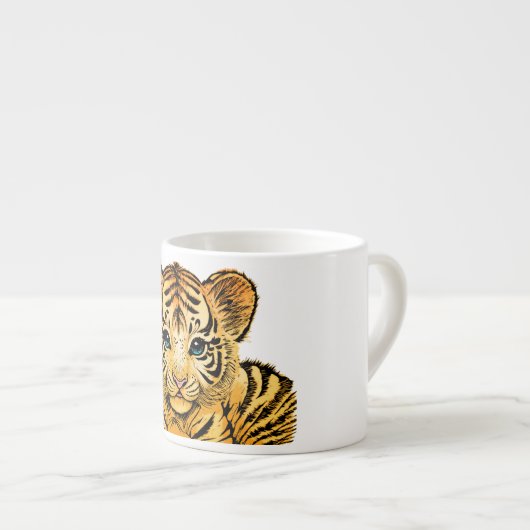 KLEIN TIGER ESPRESSOTASSE (Vorderseite Rechts)