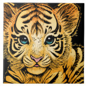 KLEIN TIGER FLIESE (Vorderseite)