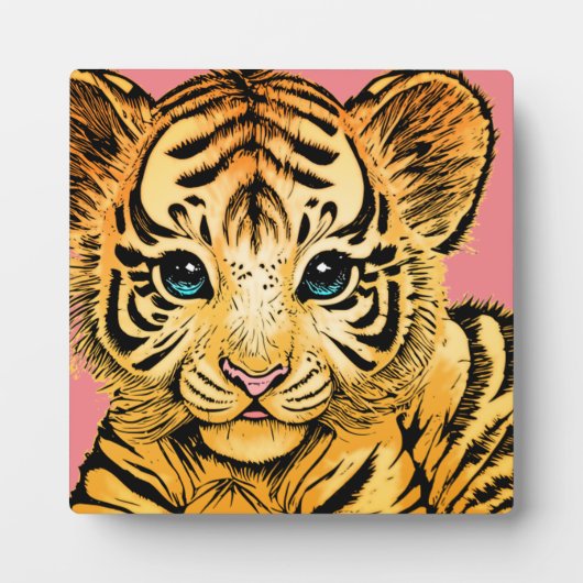 KLEIN TIGER FOTOPLATTE (Vorderseite)