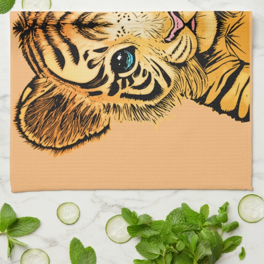 KLEIN TIGER GESCHIRRTUCH (Gefaltet)