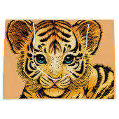 KLEIN TIGER GROßE GESCHENKTÜTE (Vorderseite)
