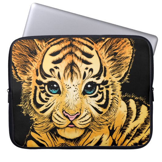 KLEIN TIGER LAPTOPSCHUTZHÜLLE (Vorderseite)