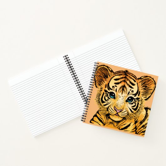 KLEIN TIGER NOTIZBLOCK (Innenseite)