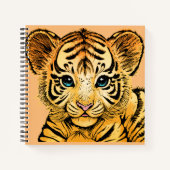 KLEIN TIGER NOTIZBLOCK (Vorderseite)