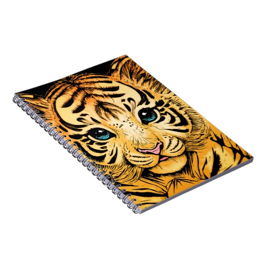 KLEIN TIGER NOTIZBLOCK (Rechte Seite)