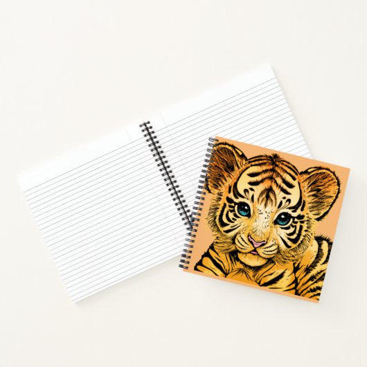 KLEIN TIGER NOTIZBLOCK (Innenseite)