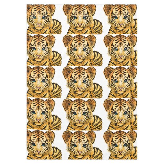 KLEIN TIGER TISCHDECKE (Vorderseite)
