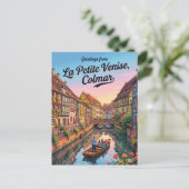 Klein-Venedig Frankreich Postkarte (Stehend Vorderseite)