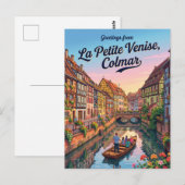 Klein-Venedig Frankreich Postkarte (Vorne/Hinten)