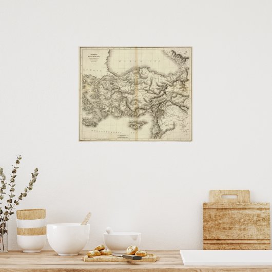 Kleinasien der Moderne Poster (Küche)