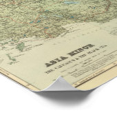 Kleinasien, Kaukasus, Schwarzes Meer Poster (Ecke)