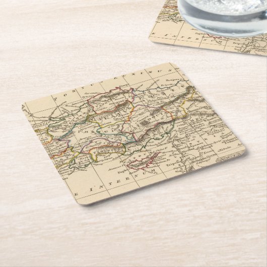 Kleinasien Rechteckiger Pappuntersetzer (angewinkelt)