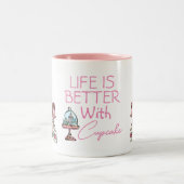 Kleinbäckerei, Kuchen Zweifarbige Tasse (Mittel)