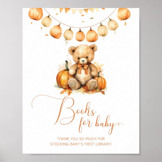 Kleinbärenduschbücher für Babys Poster (Vorne)