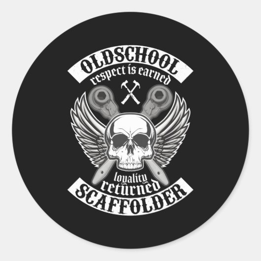 Kleinbauer Runder Aufkleber (Vorderseite)