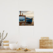 Kleinbootmalerei Poster (Küche)