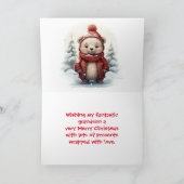 KLEINCHENKARTE FÜR GRANDSON DANKESKARTE (Innenseite)