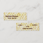 kleine 3 mini visitenkarte (Vorne/Hinten)