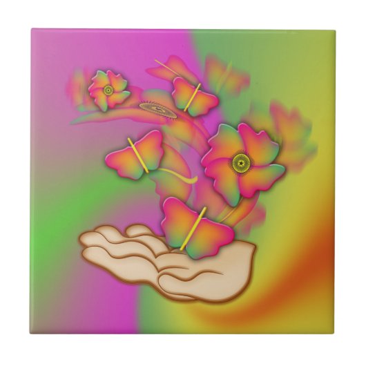 Kleine (4,25" x 4,25") Keramik Foto Tile Fliese (Vorderseite)