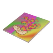 Kleine (4,25" x 4,25") Keramik Foto Tile Fliese (Seite)