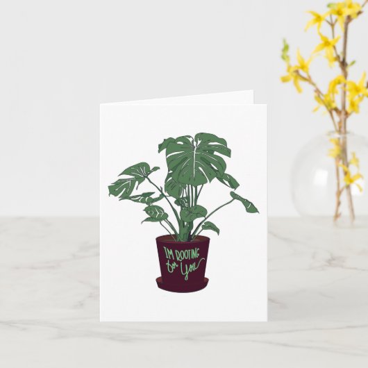 Kleine, 4" x 5,6" geklappte Grußkarte Karte (Gelbe Blume)