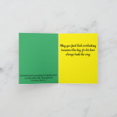 Kleine, 4" x 5,6" geklappte Grußkarte Karte (Innenseite)