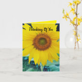 Kleine, 4" x 5,6" geklappte Grußkarte Karte (Gelbe Blume)