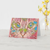 Kleine, 4" x 5,6" geklappte Grußkarte Karte (Gelbe Blume)