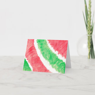 Kleine, 4" x 5,6" geklappte Grußkarte Karte