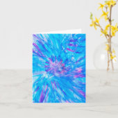 Kleine, 4" x 5,6" geklappte Grußkarte Karte (Gelbe Blume)