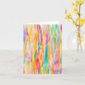 Kleine, 4" x 5,6" geklappte Grußkarte Karte (Gelbe Blume)