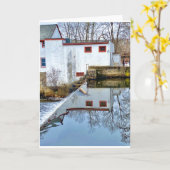 Kleine, 4" x 5,6" geklappte Grußkarte Karte (Gelbe Blume)