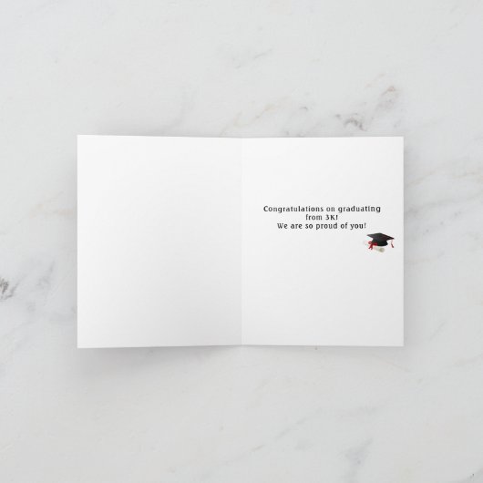 Kleine, 4" x 5,6" geklappte Grußkarte Karte (Innenseite)