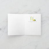 Kleine, 4" x 5,6" geklappte Grußkarte Karte (Innenseite)