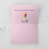 Kleine, 4" x 5,6" geklappte Note Card: DENKEN SIE (Innenseite)