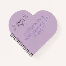 Kleine (5,5" x 8,5") HERZSHINWEISE Notizblock