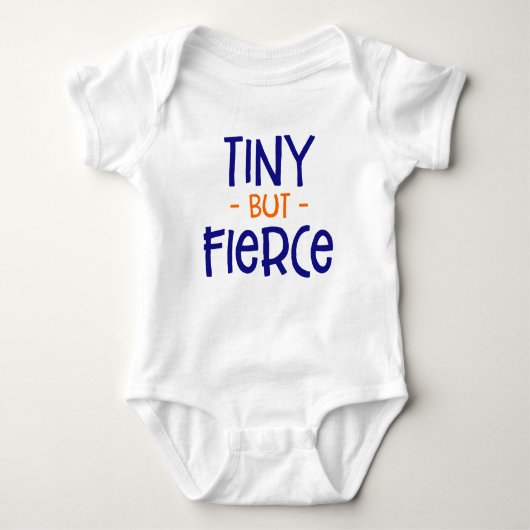 Kleine aber fierce Preemie. Baby Bodysuit Baby Strampler (Vorderseite)