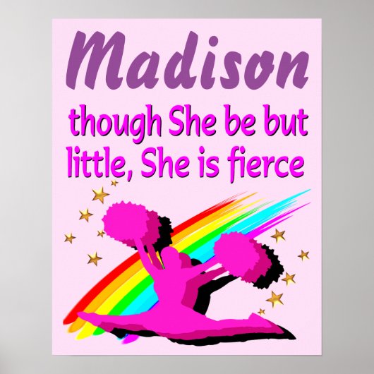 KLEINE, ABER KLEINE KUSTOM-CHEERLEADPOSTER POSTER (Vorne)