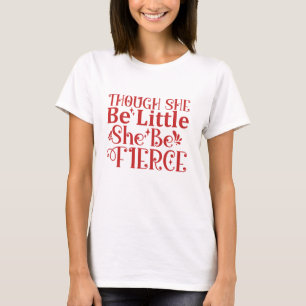 Kleine, aber mächtige Shakespeare-Frauen mit Feuer T-Shirt