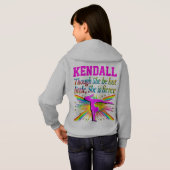 KLEINE, ABER PERSONALISIERTE HOODIE (Schwarz voll)