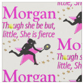 KLEINE, ABER PERSONALISIERTE TENNIS FABRIC STOFF (Nahaufnahme)