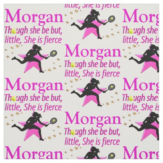 KLEINE, ABER PERSONALISIERTE TENNIS FABRIC STOFF (Muster)