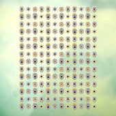 Kleine Abzeichen Fensteraufkleber (Blatt 3)