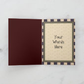 Kleine Affe-Geburtstagsgrußkarte Karte (Innenseite)