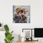 Kleine Affen | Heiße Quellen, Japan Poster (Heimbüro)