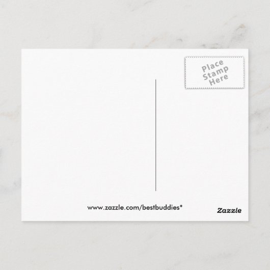 Kleine Affen Postkarte (Rückseite)