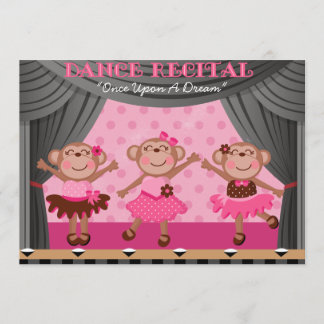 Kleine Affen Tanz Einladungen