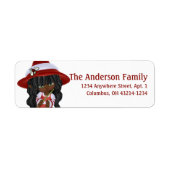 Kleine Afrikanisch-Amerikanische Weihnachtshexe (Vorne)