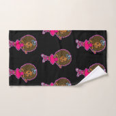 kleine afrikanische Prinzessin Badhandtuch Set (Handtuch)